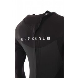 Rip Curl Omega 5.3mm Neoprene black Wetsuit Back Zip women size 8