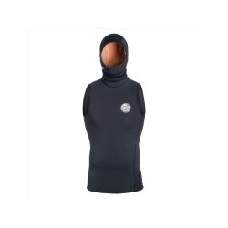 Rip Curl Flashbomb 0.5 mm Polypro Hood Weste Neopren schwarz