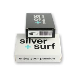 Silver+Surf Silber Schmuck Ski Cross Circle winter