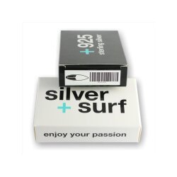 Silver+Surf Silber Schmuck Ski Gr&ouml;&szlig;e L Double Deer