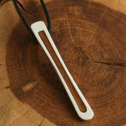 Silver+Surf necklace Ski size M Single Wood