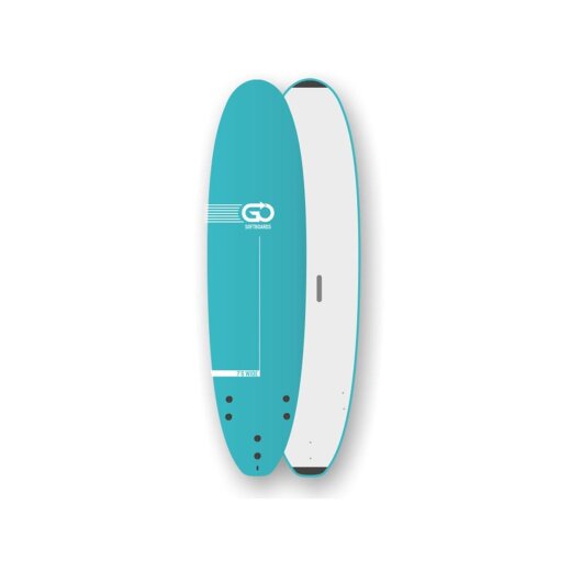 GO Softboard School Surfboard 7.6 wide body Gr&uuml;n
