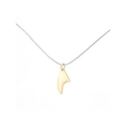 Silver+Surf Jewellery size S Fin gold plated