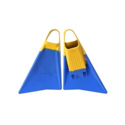 SNIPER Bodyboard Flossen Menace S 38-39 Blau Gelb