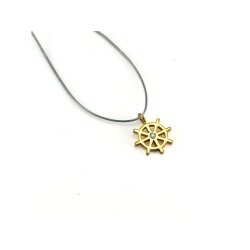 Silver+Surf Silber Schmuck Steuerrad Gr S vergolde