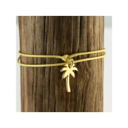 Silver+Surf Jewellery size S Palmtree gold plated