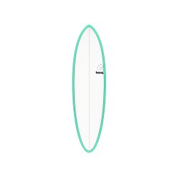 Surfboard TORQ Epoxy TET 6.8 Funboard  Seagreen