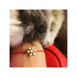 Silver+Surf Silber Schmuck Schnee Krist Gr S gold