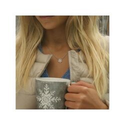 Silver+Surf Silber Schmuck Schnee Krist Gr S gold
