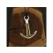 Silver+Surf Silber Schmuck Anker XL Wood Halsband
