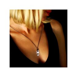 Silver+Surf necklace brummel hook size M