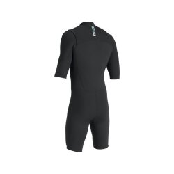 VISSLA Eco 7 Seas 2mm Spring Suit Neopren Shorty schwarz Chest Zip BLACK WITH JADE Gr&ouml;&szlig;e L