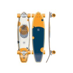 FLYING WHEELS Carving Skateboard 35 Tropical yellow creme