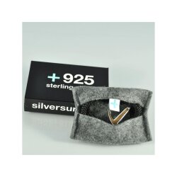 Silver+Surf Silber Schmuck Anker Gr L vergoldet