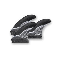 FUTURES Thruster Surf Fin Set R6 Vapor Core size medium...