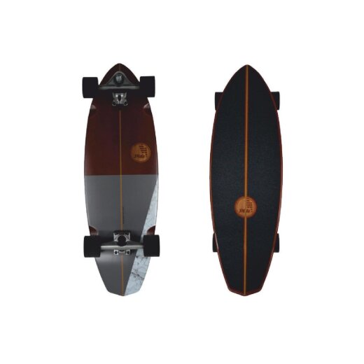 Slide Surfskate DIAMOND KOA 32 wine red grey