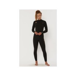 Sisstrevolution 7 SEAS 5/4 Eco Wetsuit Chest Zip Neopren Fullsuit schwarz Größe 4