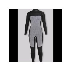 Sisstrevolution 7 SEAS 5/4 Eco Wetsuit Chest Zip Neopren Fullsuit schwarz Größe 4
