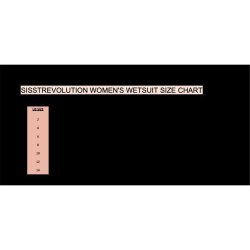 Sisstrevolution 7 SEAS 5/4 Eco Wetsuit Chest Zip Neopren Fullsuit schwarz Größe 4
