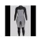 Sisstrevolution 7 SEAS 5/4 Eco Wetsuit Chest Zip Neopren Fullsuit schwarz Größe 4