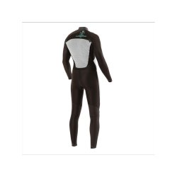 VISSLA Seven Seas 4.3mm Neopren Wetsuit Fullsuit mit Chest Zip in schwarz Größe L