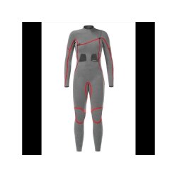 PICTURE Organic Clothing EQUATION 5.4mm Eco Neoprene Wetsuit Chest Zip black grey