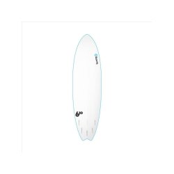 Surfboard TORQ Softboard 6.10 Mod Fish Blue