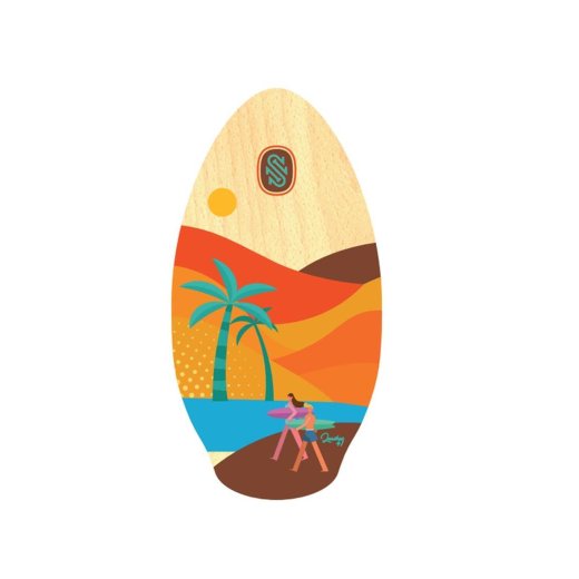 Skimboard SkimOne 41  105cm Lanikai Red Orange