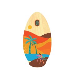 Skimboard SkimOne 41  105cm Lanikai Rot Orange