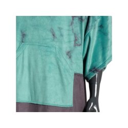 MDNS Change Robe Surf Poncho Unisize Teal Marble