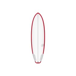 Surfboard TORQ TEC BigBoy 23  6.6 Rail red