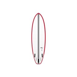 Surfboard TORQ TEC BigBoy 23  7.2 Rail red