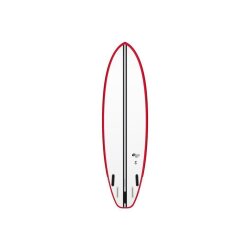 Surfboard TORQ TEC BigBoy 23  7.6 Rail red