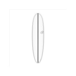 Surfboard TORQ Epoxy TET CS 7.8 V+ Funboard Carbon white