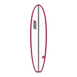 Surfboard CHANNEL ISLANDS X-lite2 Chancho Funboard 7.6 ft-vermelho