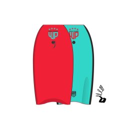 Wave Power Bodyboard Woop 42 red turquoise