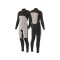 VISSLA Seven Seas 4.3mm neoprene wetsuit fullsuit with chest Zip black size M