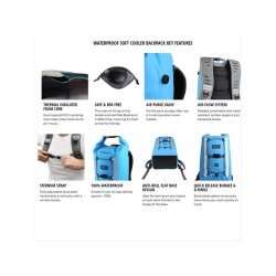OverBoard Soft Cooler Rucksack K&uuml;hltasche 20 Liter
