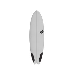 Surfboard TORQ Softboard EVA 6.3 Mod Fish Grau