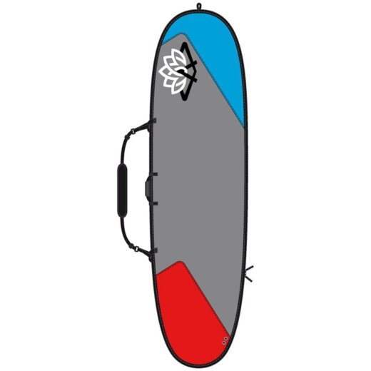 ARIINUI Boardbag SUP 10.6 stand up paddling cover grey red blue