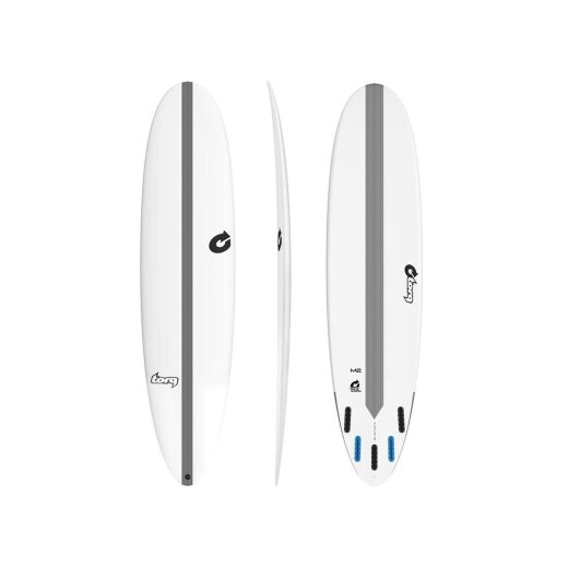 Surfboard TORQ Epoxy TEC M2  8.0 carbon wei&szlig;