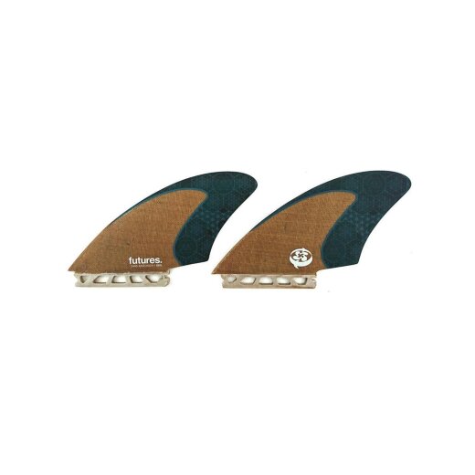 FUTURES Twin Fin Set Rasta Keel Honeycomb Jute