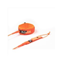 ROAM Surfboard Leash Premium 9.0 Knie 7mm Orange