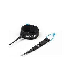 ROAM Surfboard Leash Premium 9.0 Calf 7mm Black