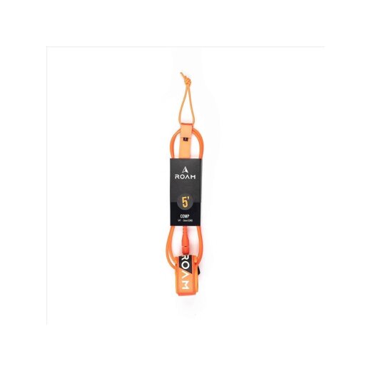 ROAM Surfboard Leash Comp 5.0 152cm 6mm Orange