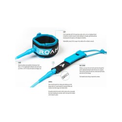 ROAM Surfboard Leash Comp 5.0 152cm 6mm Orange