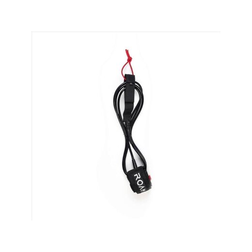 ROAM Surfboard Leash Extra Strong 8.0  7mm Schwarz