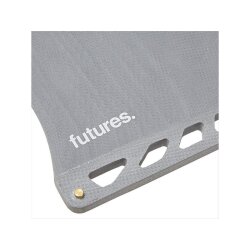 FUTURES Single Fin Rudder 10.0 Fiberglass black US