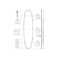 ROAM Boardbag Surfboard Coffin 8.6 Doppel Triple