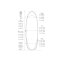 ROAM Boardbag Surfboard Daylight Hybrid Fish 6.0
